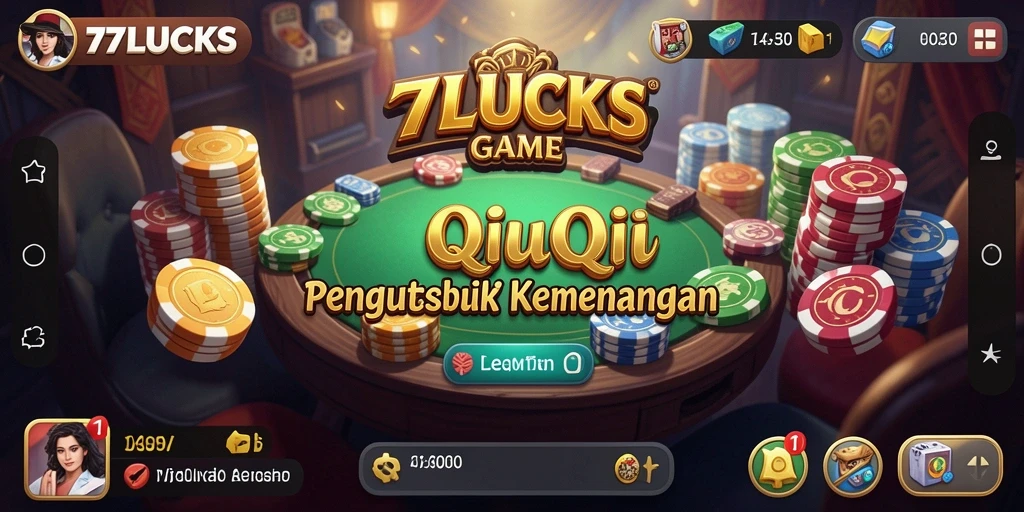 Screenshot permainan QiuQiu di 77LUCKS menunjukkan keterampilan pemain.