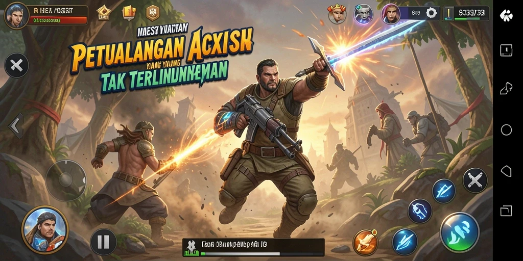 Gameplay mendebarkan dari 93337 dengan aksi yang intens.