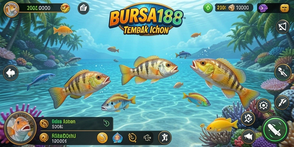 Tampilan gameplay BURSA188 yang seru dan penuh aksi Tembak Ikan.