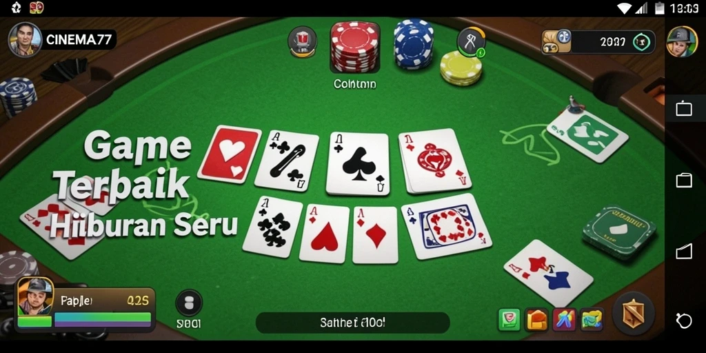 Tampilan gameplay Gaple yang seru dan interaktif.