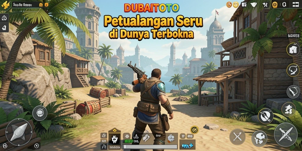 Tangkapan layar DUBAITOTO menampilkan petualangan luar biasa di dunia terbuka.