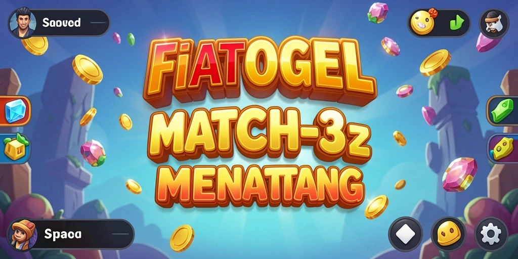 Tampilan gameplay seru dalam permainan Match-3.