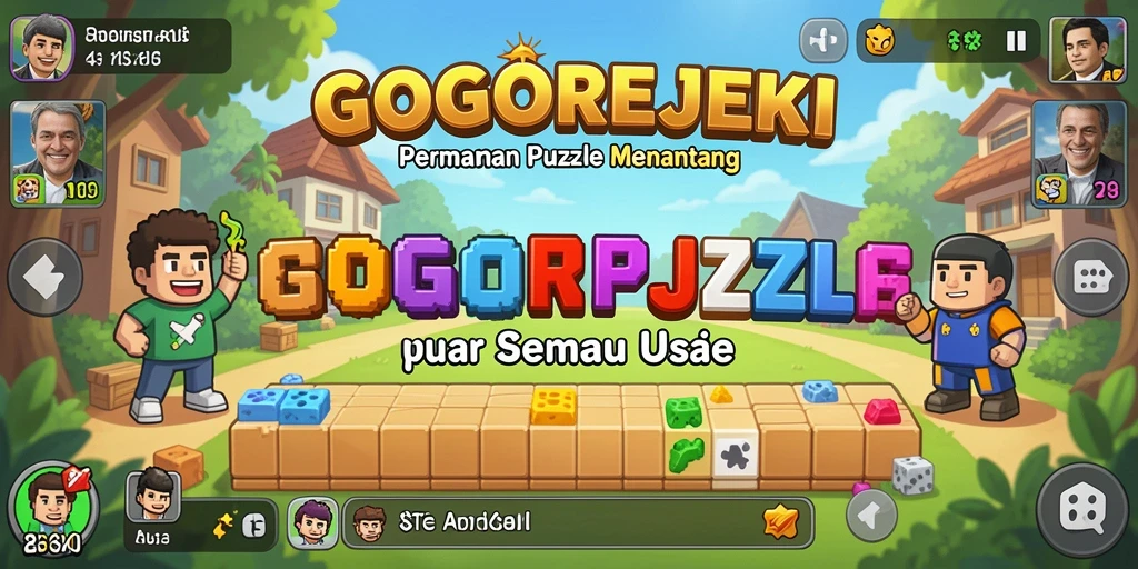Tampilan gameplay GOGOREJEKI yang menarik dan penuh tantangan.