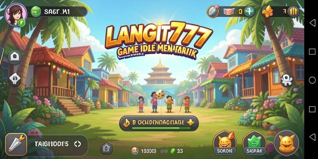Tampilan gameplay LANGIT777 yang menarik dan sederhana.