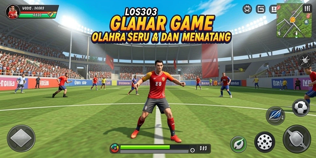Tampilan gameplay menarik dari LOS303 dalam aksi olahraga.