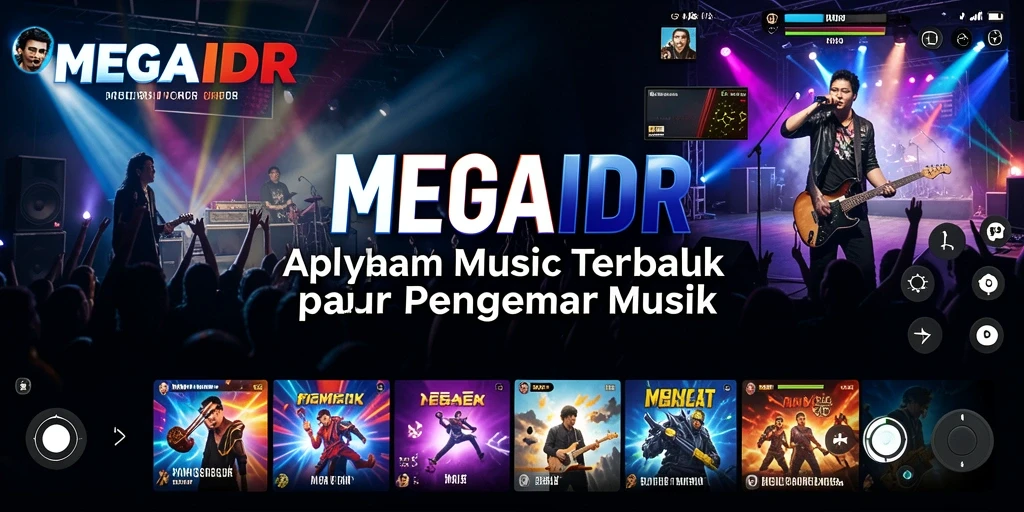 Gameplay seru MEGAIDR dengan tantangan musik yang mengasyikkan.