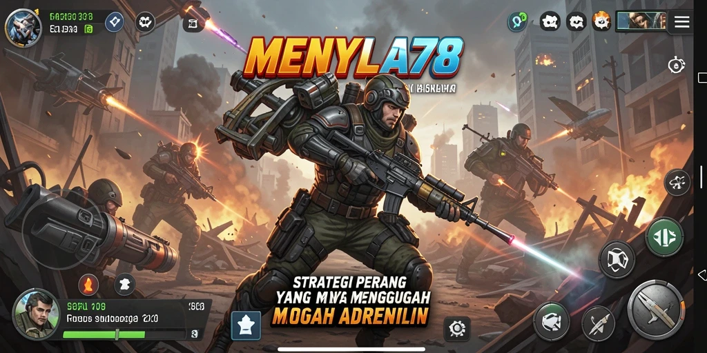 Tampilan gameplay MENYALA78 yang seru dan strategis.