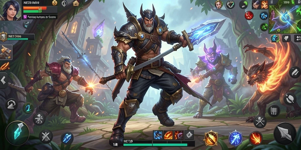 Tampilan aksi seru dalam gameplay NET29 yang memukau.