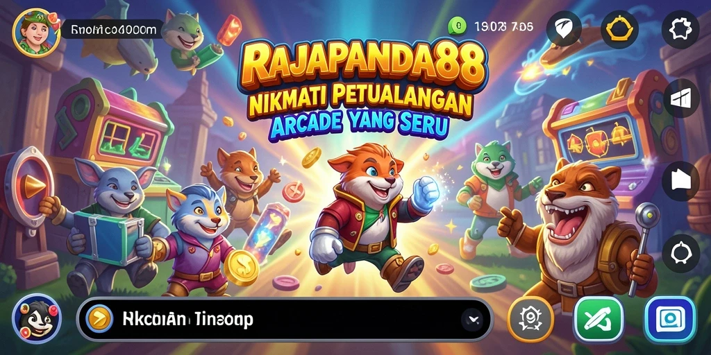 Tampilan gameplay mengasyikkan di RAJAPANDA88 dengan aksi seru.