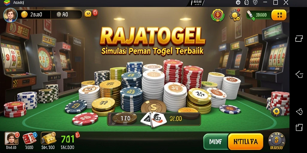Tampilan gameplay RAJATOGEL dengan strategi togel yang menarik.