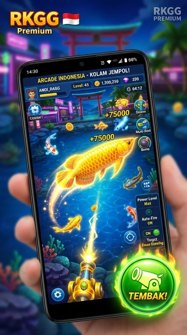 Tampilan utama aplikasi rkgg dengan berbagai pilihan download.